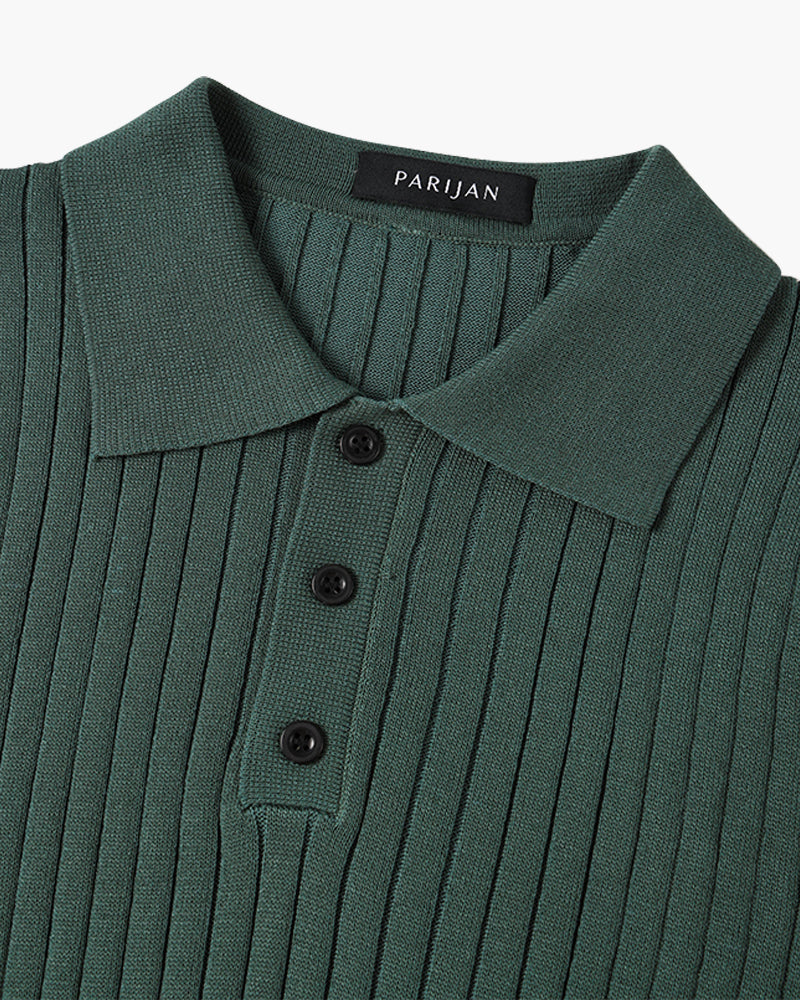 GIMCHEON Knitted Polo Shirt