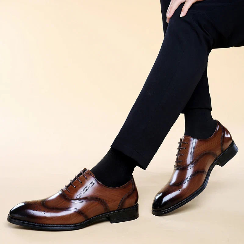 Businessschuhe Lucas Leder Brogue