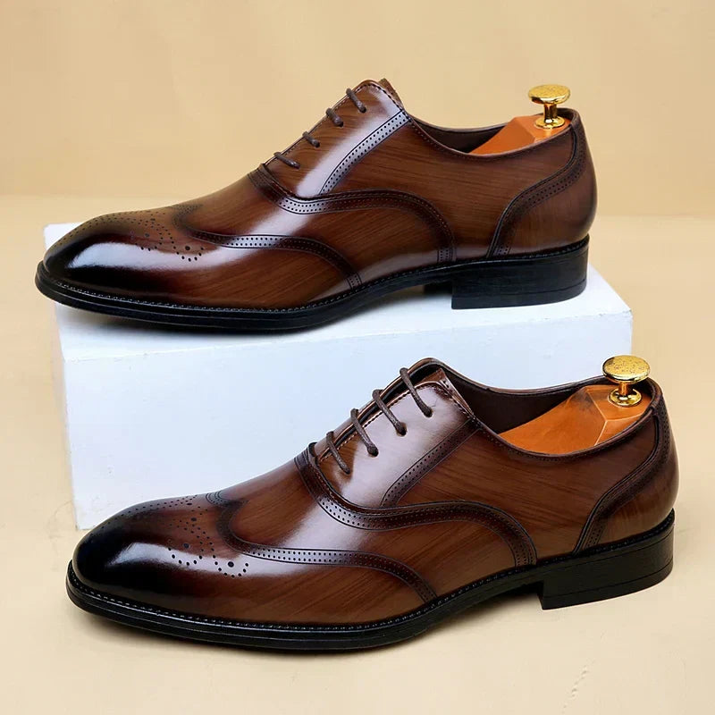 Businessschuhe Lucas Leder Brogue