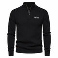 HG.B.SS OUTLET™ PREMIUM RIBBED QUARTER-ZIP SWEATER