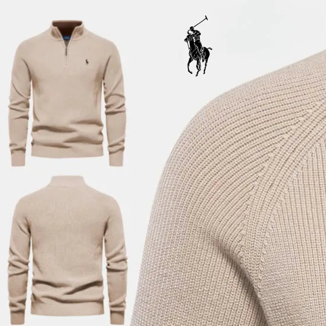 Men's Style & Comfort Premium – Half-Zip Jumper + FREE Classic Shirt
