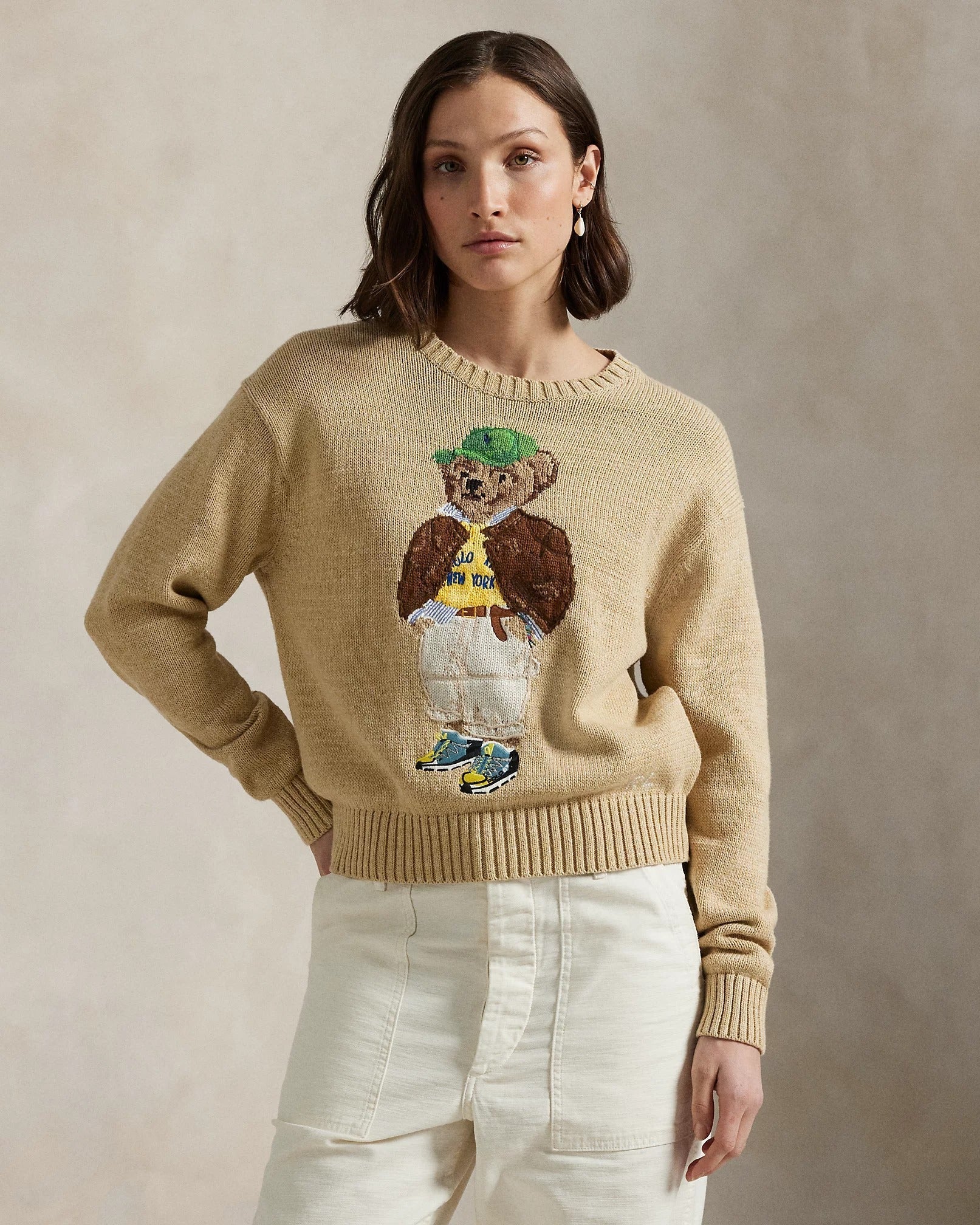Herrenpullover | Polo Bear Beige