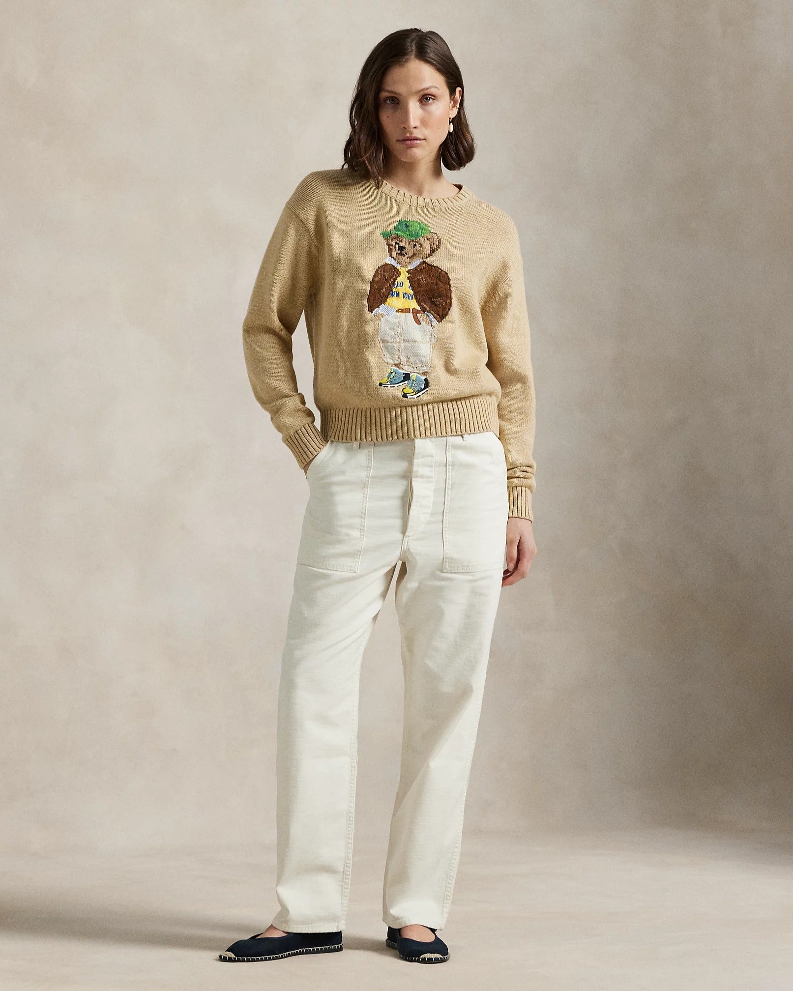 Herrenpullover | Polo Bear Beige