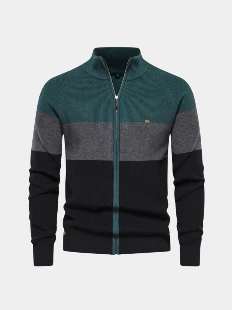Kapuzenpullover mit Reißverschluss Essential – Cross & Crown