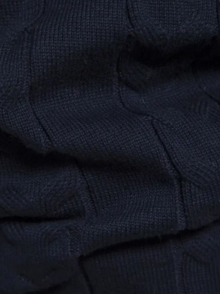 Maille : Pull à Col Zippé - Cross & Crown
