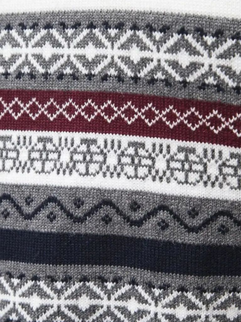 Maille : Pull à Col Zippé - Cross & Crown