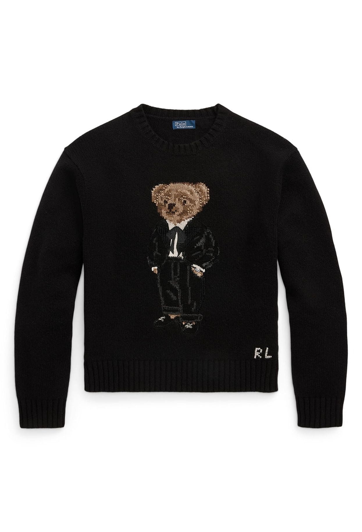 Herrenpullover | Black Polo Bear