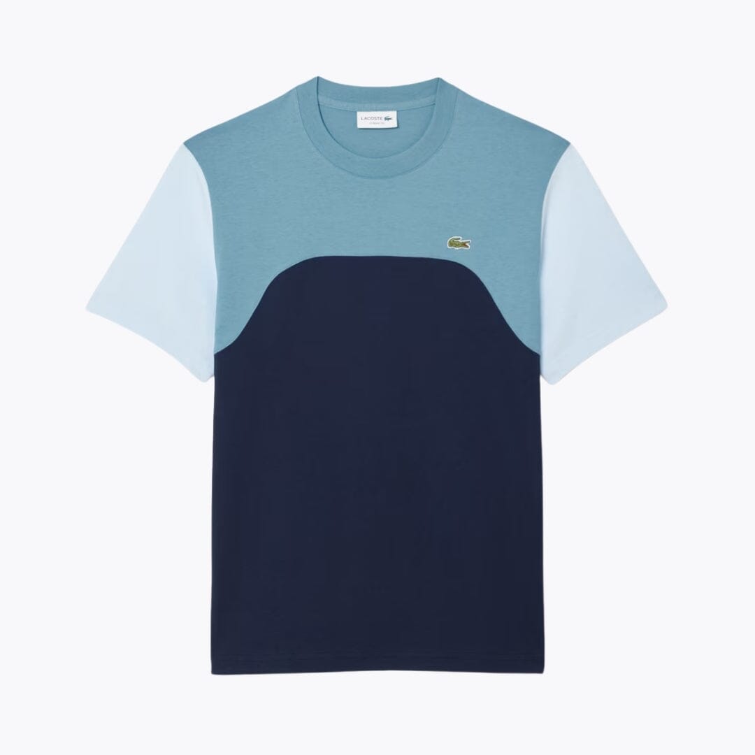T-shirt color block en jersey de coton L.C.