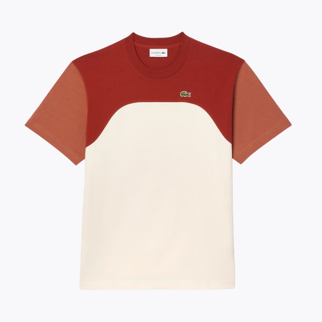 T-shirt color block en jersey de coton L.C.