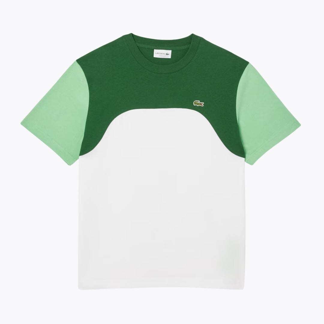 T-shirt color block en jersey de coton L.C.