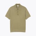 Pull en maille côtelée à col polo L.C Fluid