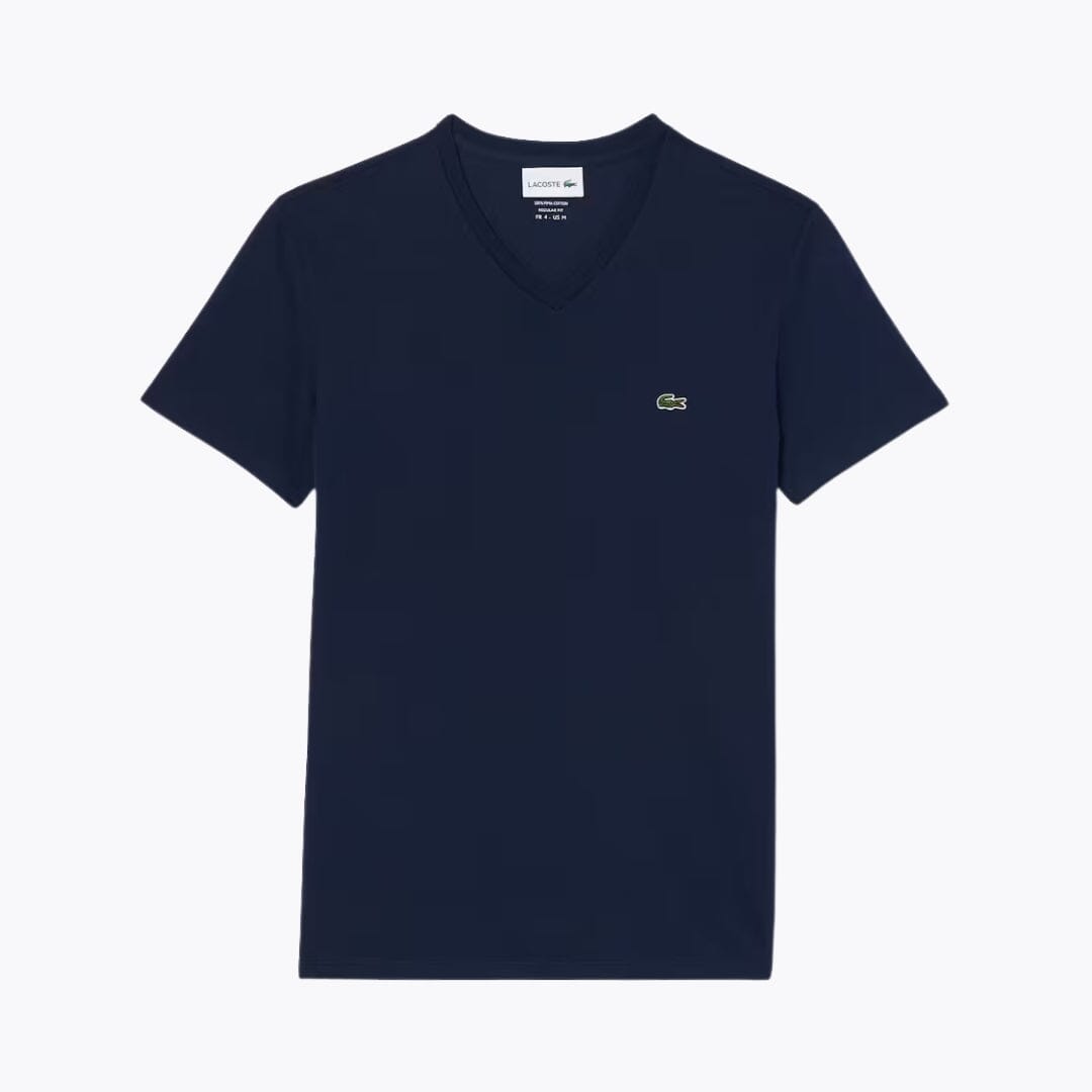 T-shirt Col V Pima Coton Léger MC