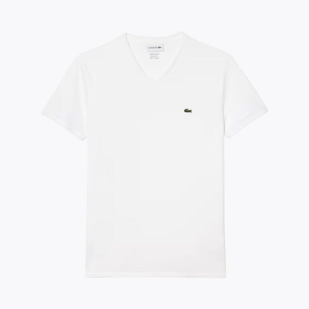 T-shirt Col V Pima Coton Léger MC