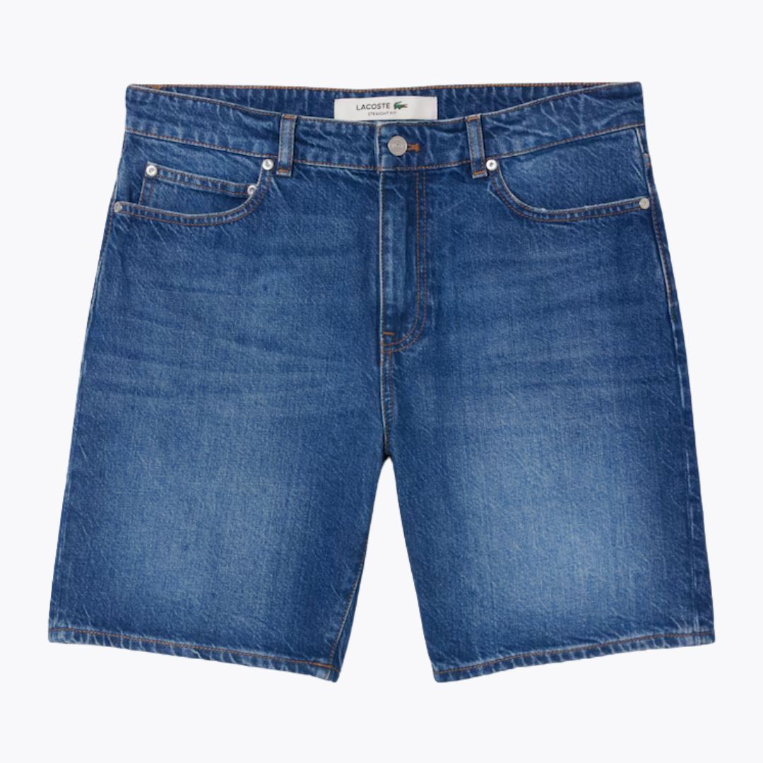 Short en jean coupe droite L.C.