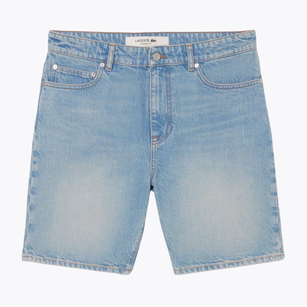 Short en jean coupe droite L.C.