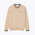 Pull en jersey de coton rayé L.C.