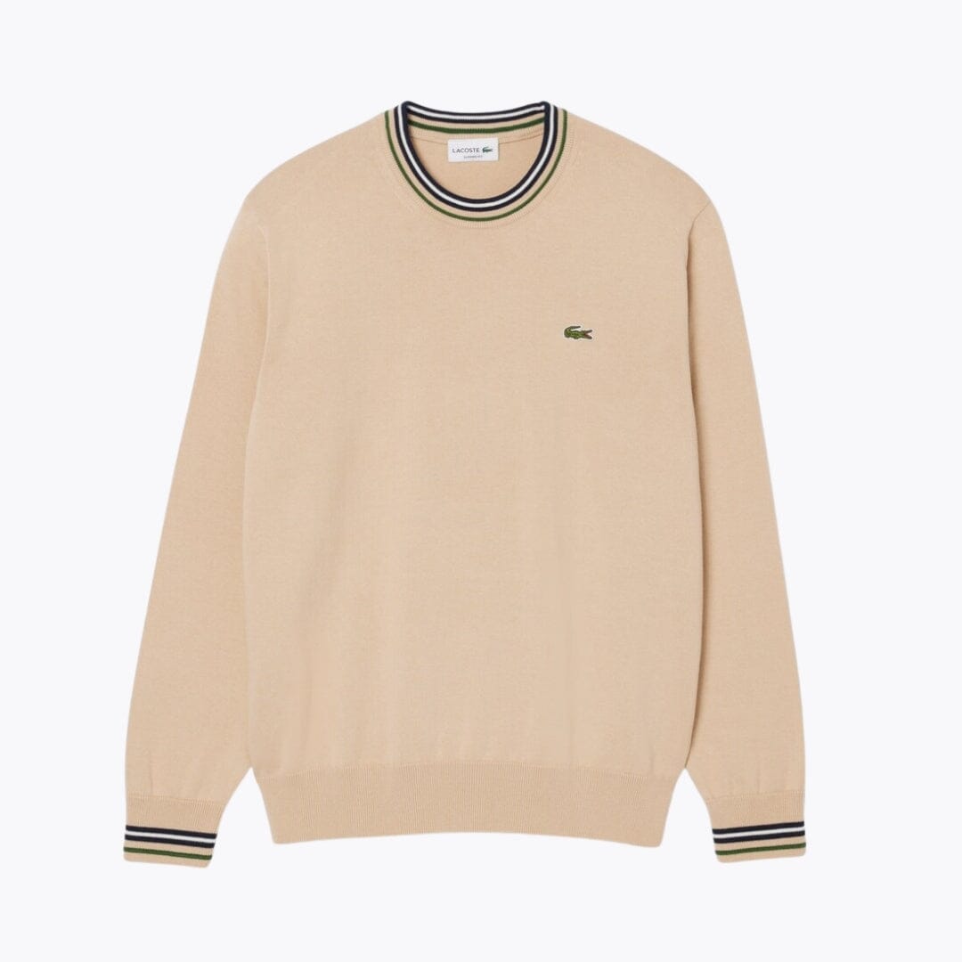 Pull en jersey de coton rayé L.C.