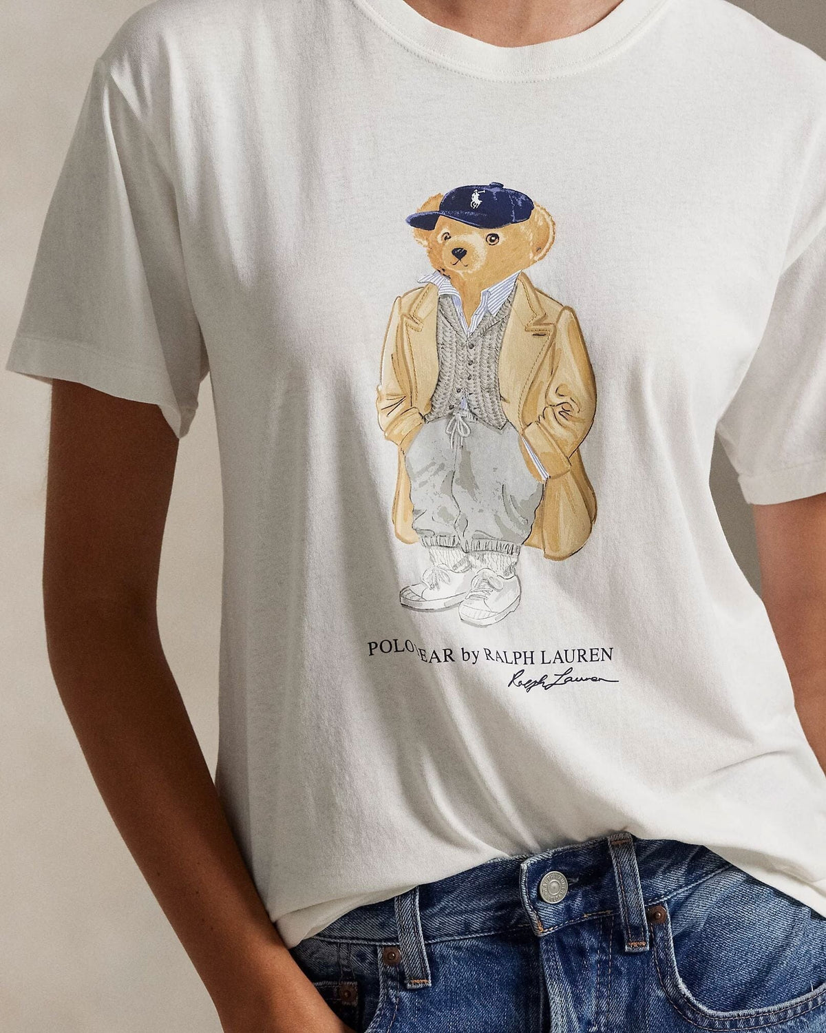 Herren Polo Bear Baumwolljersey T-Shirt