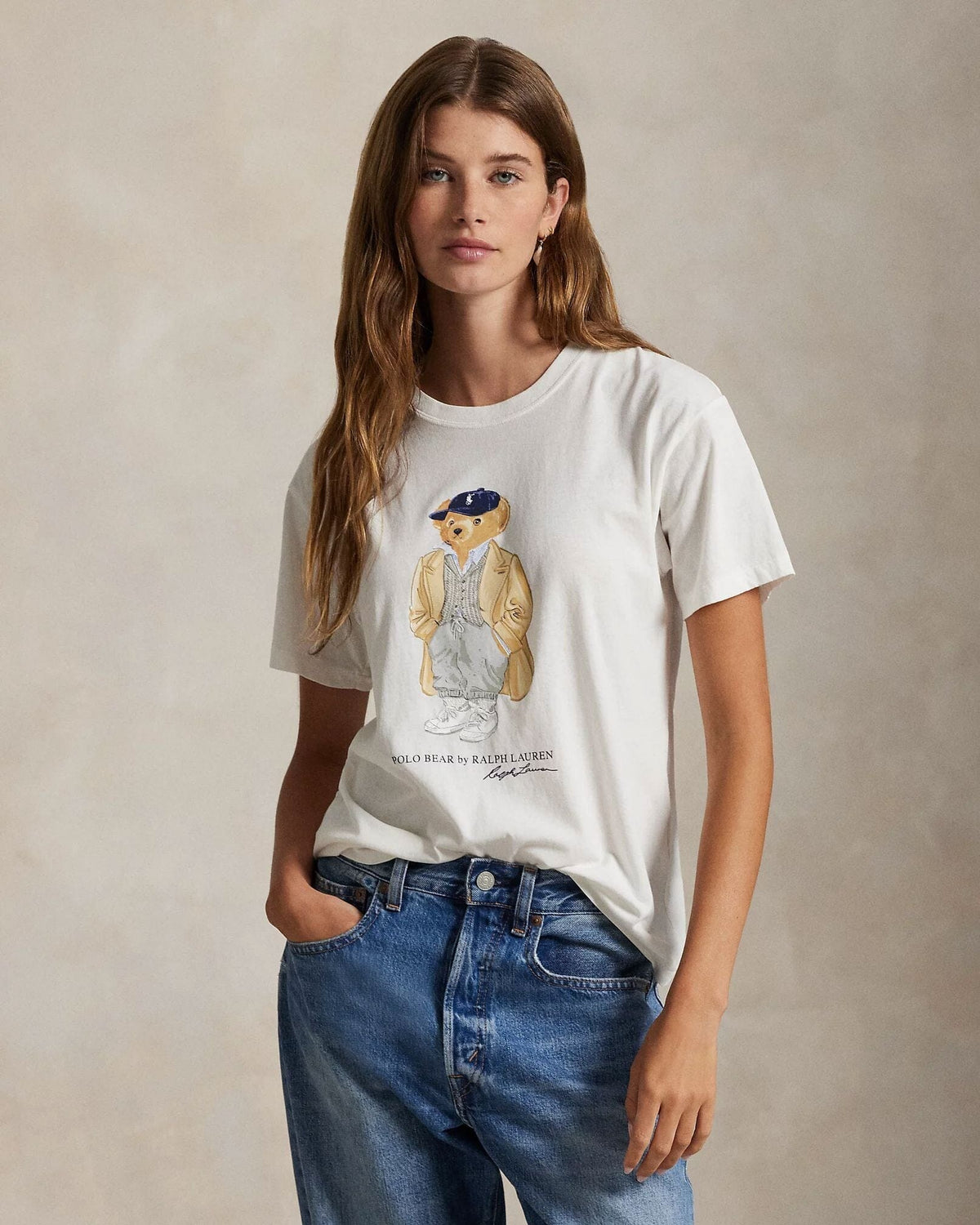 Herren Polo Bear Baumwolljersey T-Shirt
