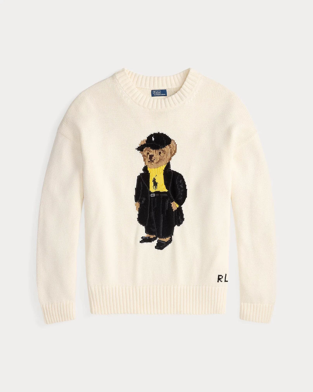 Herren Polo Bear Baumwoll-Rundhalspullover