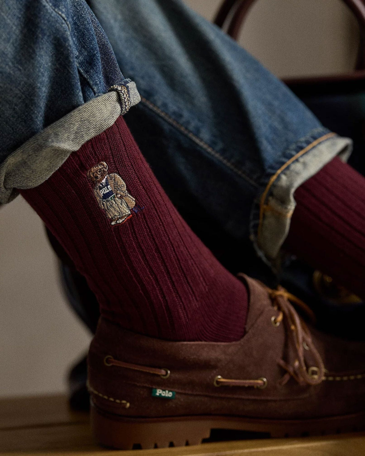 Lot de 3 paires de chaussettes ras du cou Polo Bear pour homme