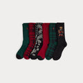 Herren Polo Bear Socken aus Baumwollmischung im 6er-Pack