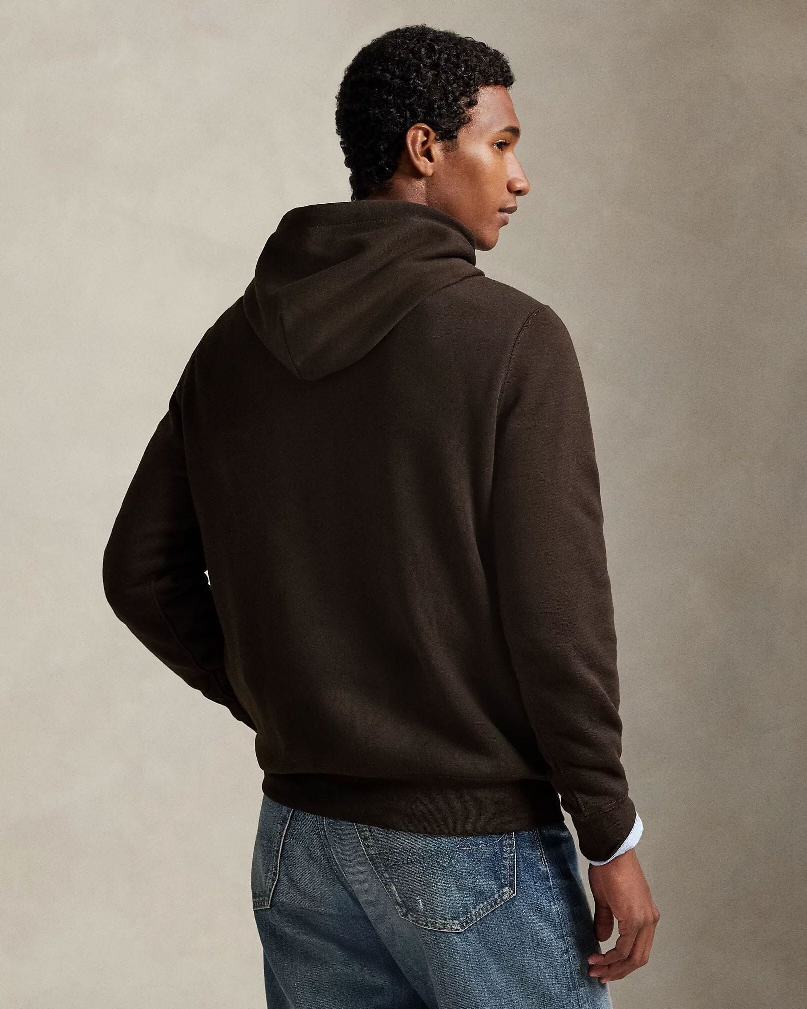 Herren Fleece-Kapuzenpullover mit Polo Bear
