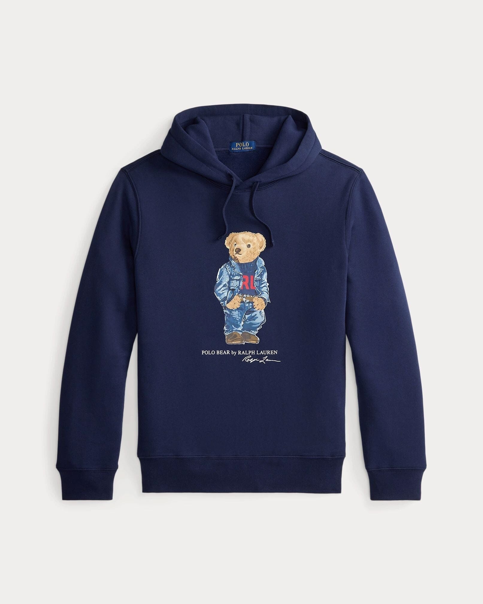 Herren Fleece-Kapuzenpullover mit Polo Bear