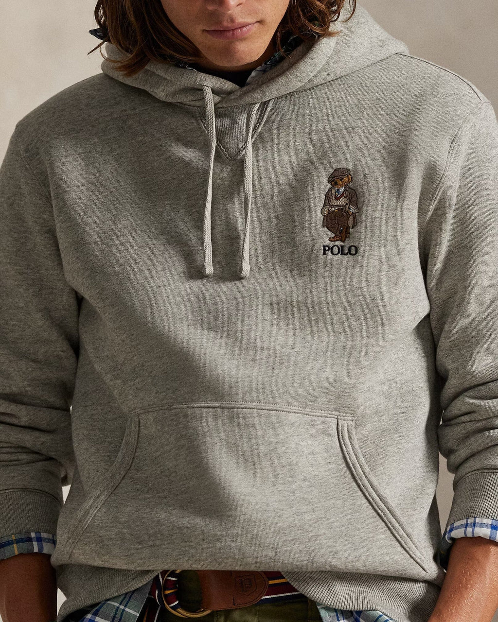 Sweat à capuche en molleton Polo Bear pour homme