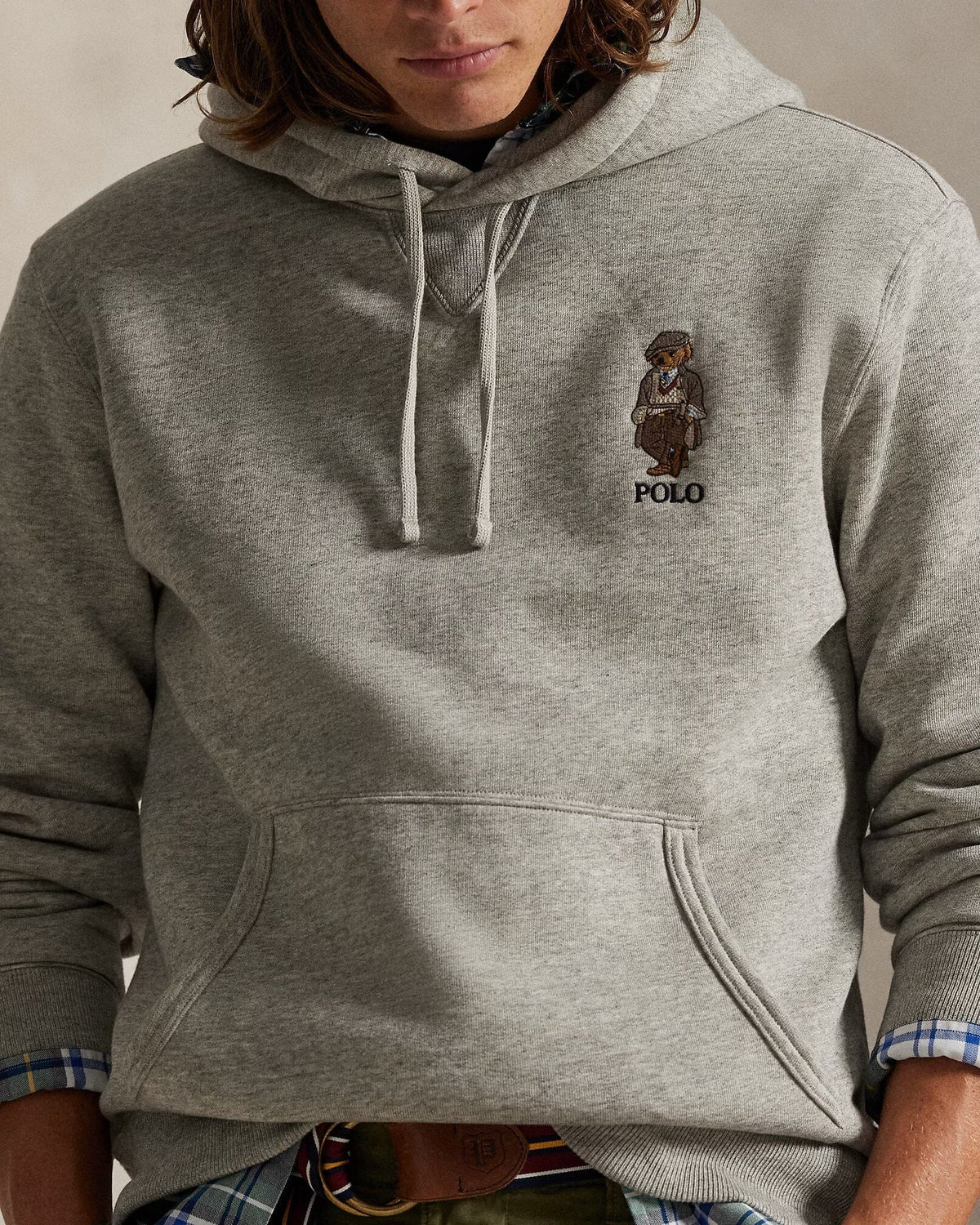 Sweat à capuche en molleton Polo Bear pour homme