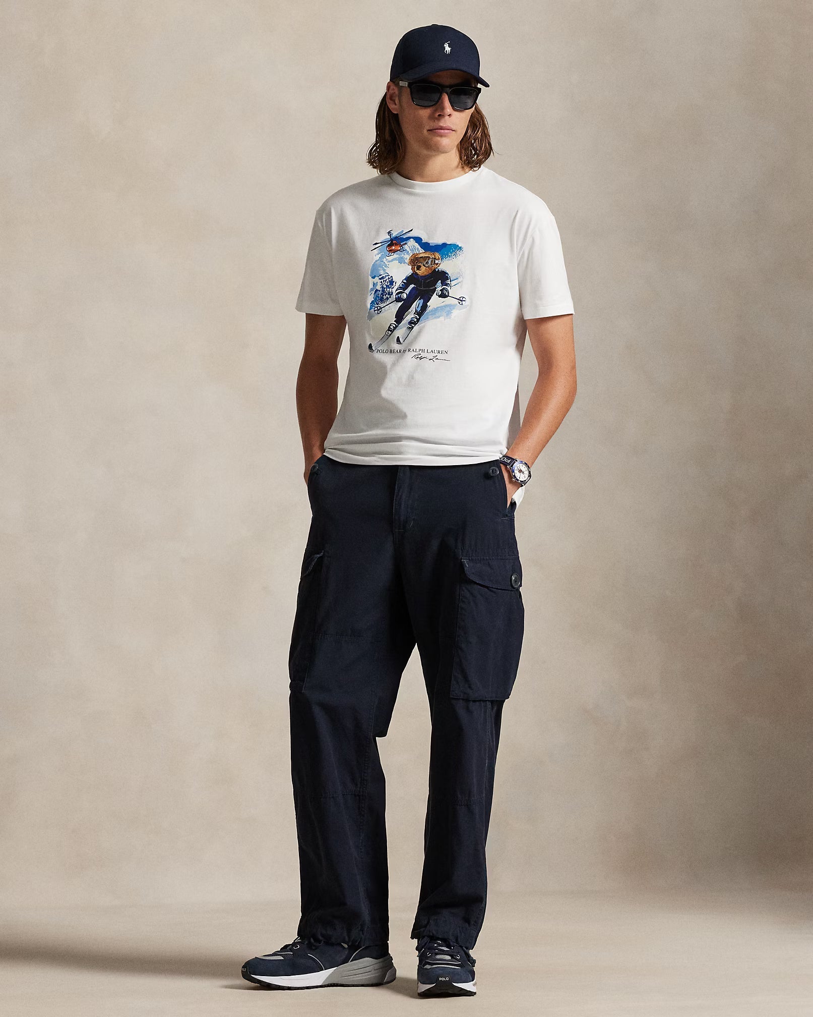 Herren Polo Bear T-Shirt aus Jersey im Classic Fit