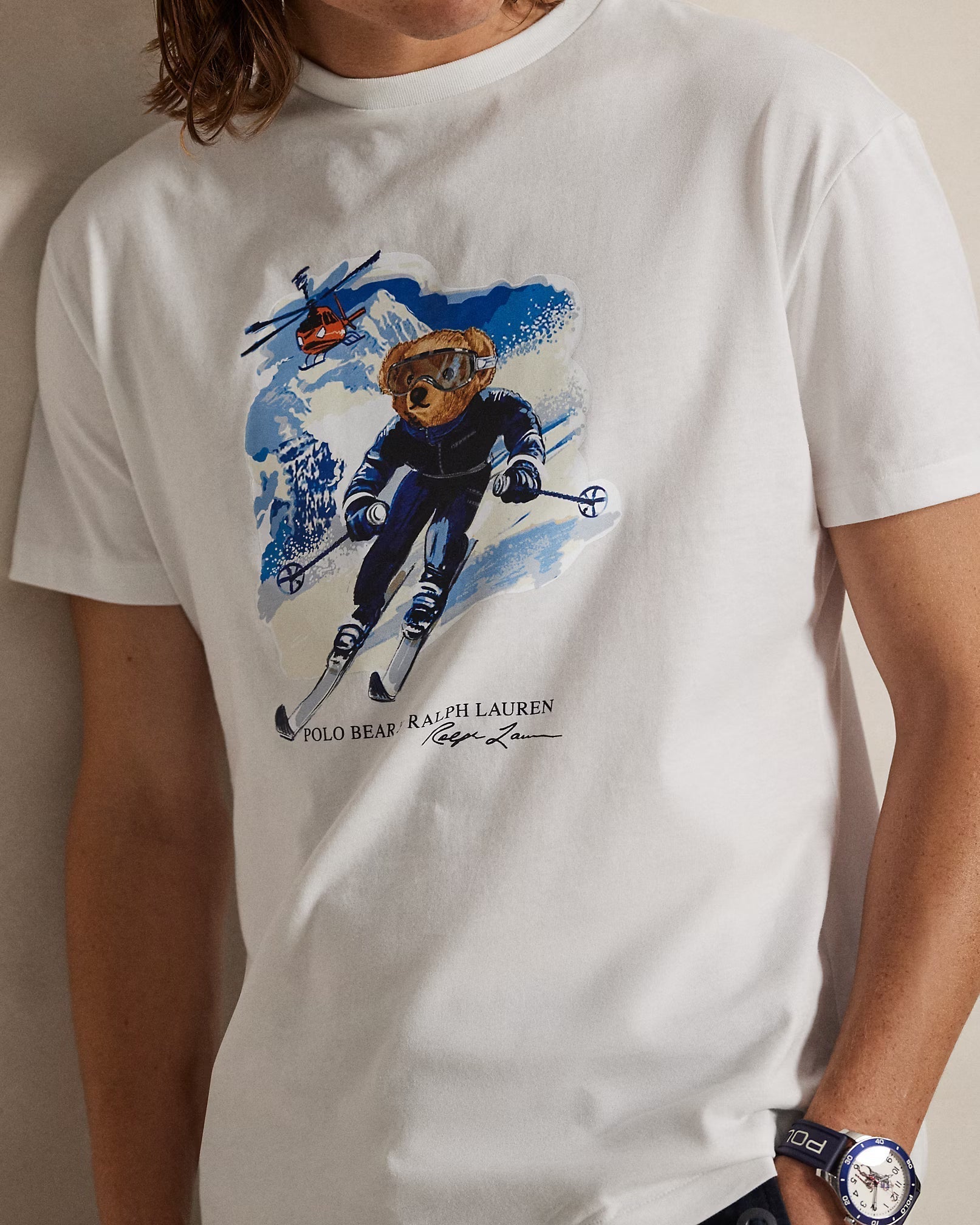 Herren Polo Bear T-Shirt aus Jersey im Classic Fit