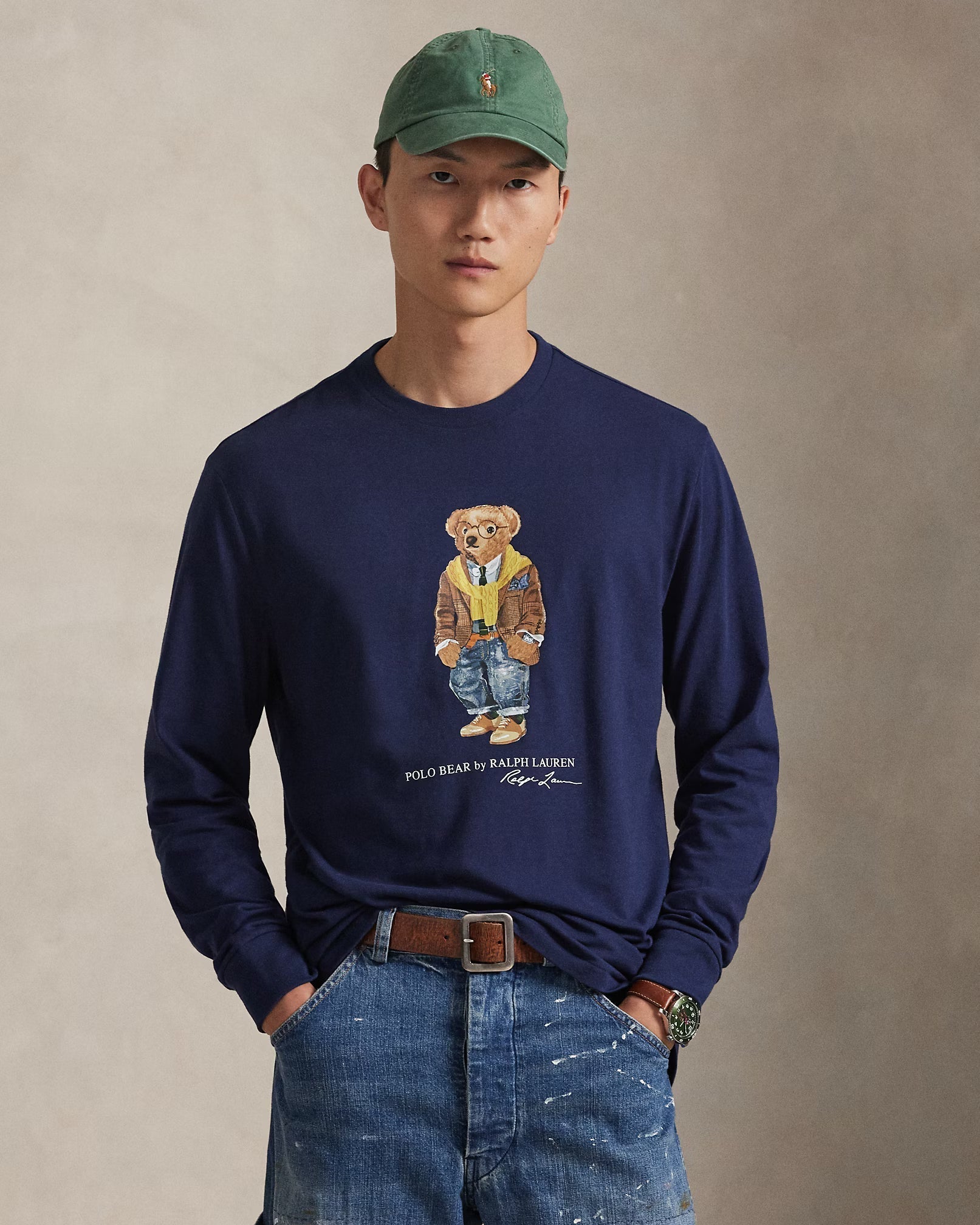 Herren Polo Bear Jersey T-Shirt Classic Fit