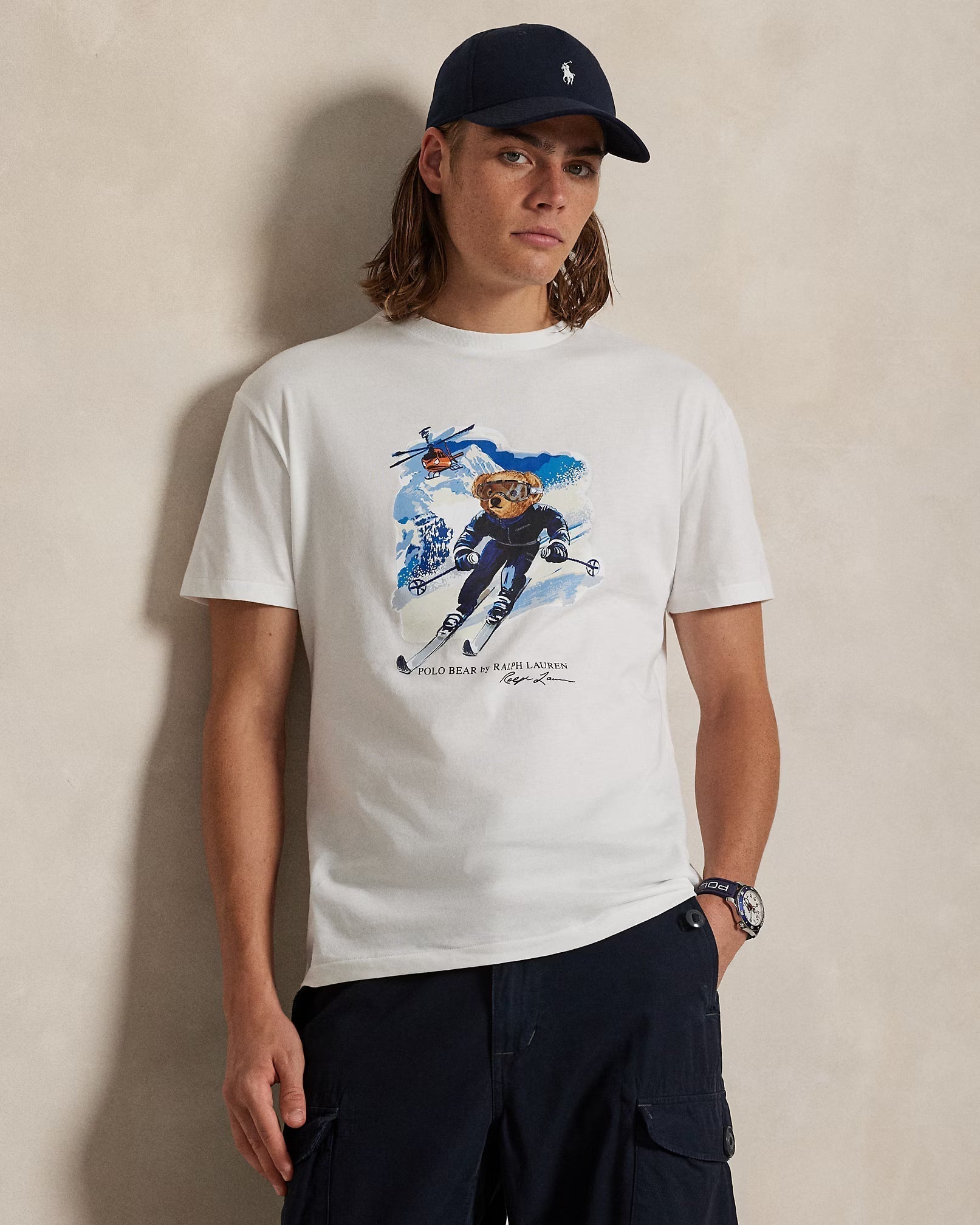 Herren Polo Bear T-Shirt aus Jersey im Classic Fit