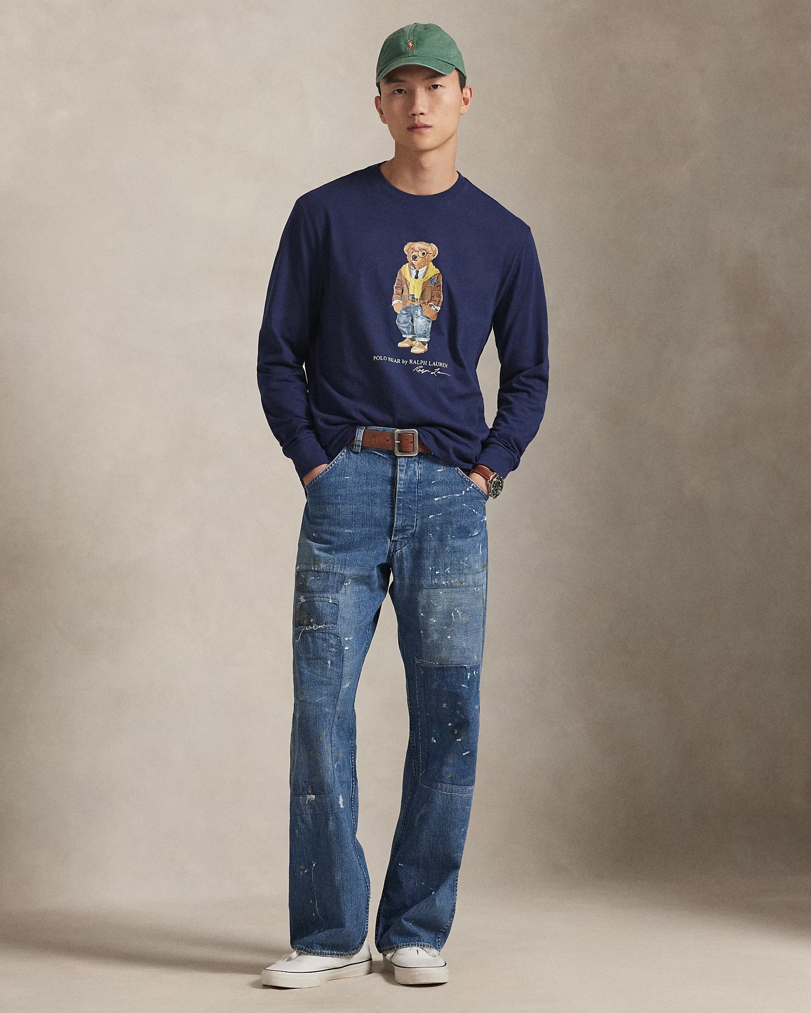 Herren Polo Bear Jersey T-Shirt Classic Fit