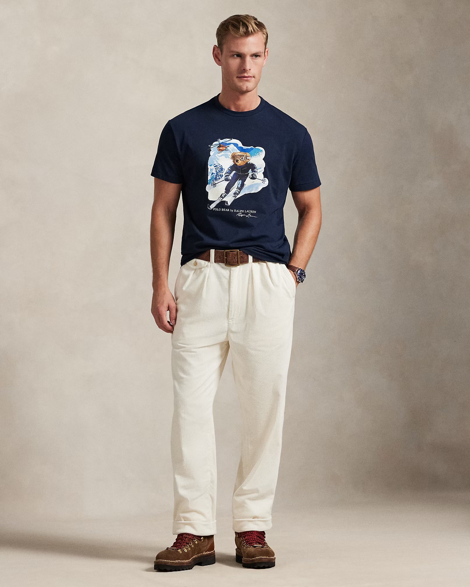 Herren Polo Bear T-Shirt aus Jersey im Classic Fit