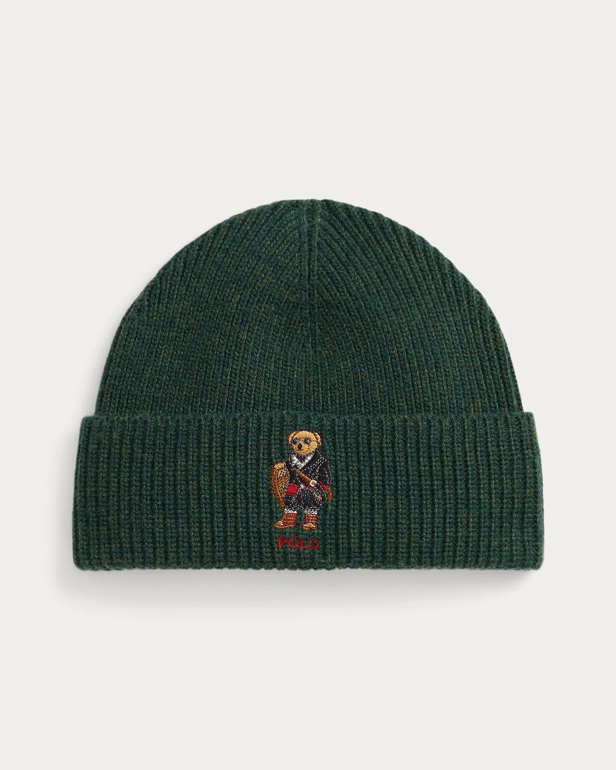 Bonnet en maille côtelée Polo Bear pour homme