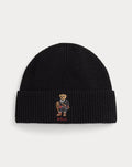 Bonnet en maille côtelée Polo Bear pour homme