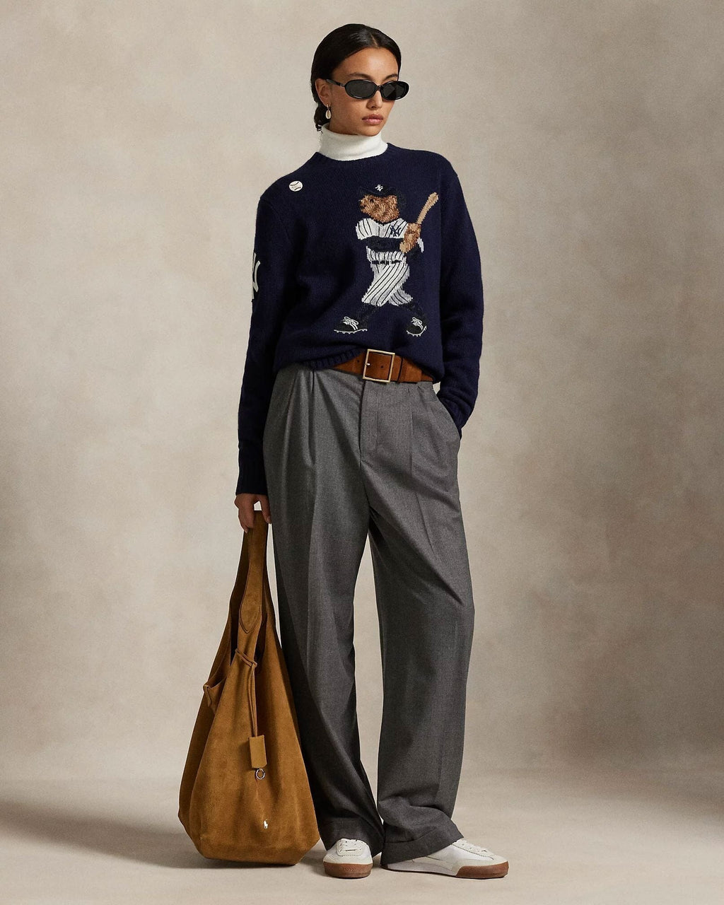 Pull Polo Bear Yankees pour homme