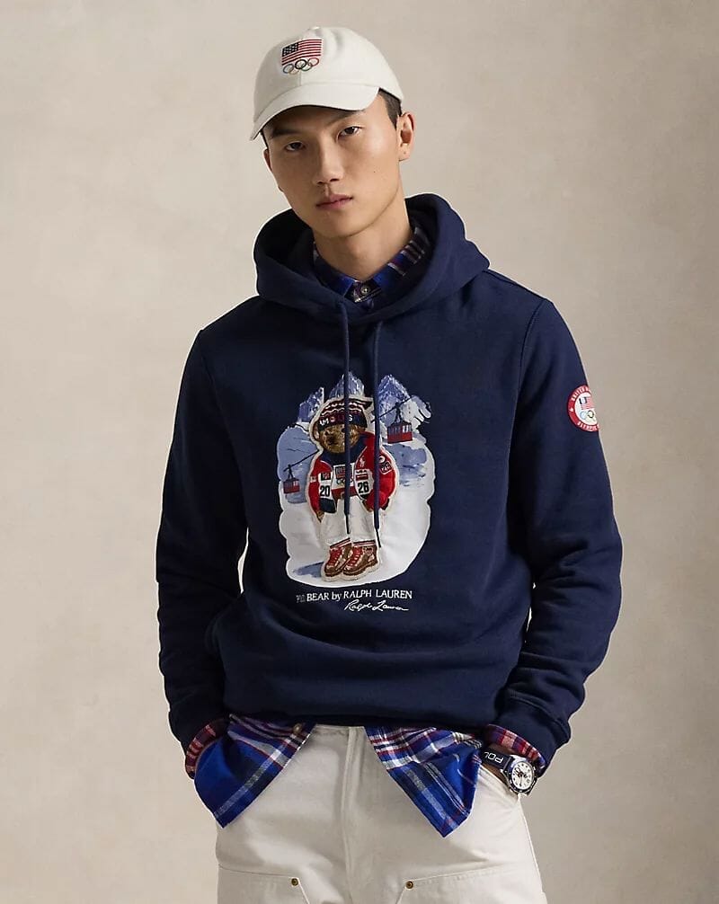 Hoodie Polo Bear Homme Team USA