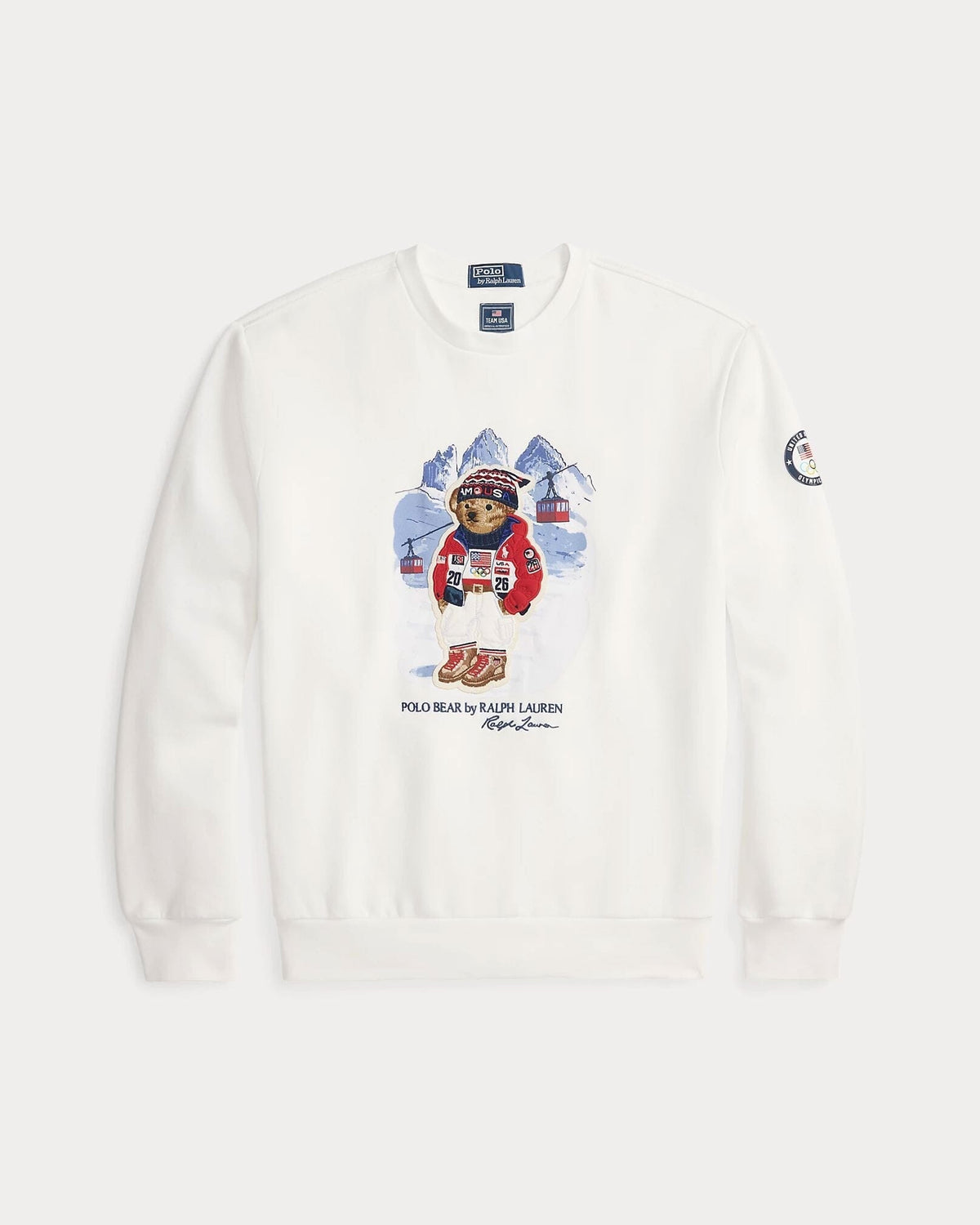 Sweat-shirt ours polaire Team USA pour homme