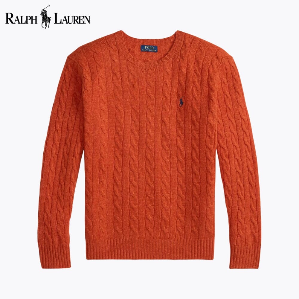 Pull en cachemire et laine torsadé RL