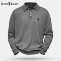 Herren Wollstrickpullover mit Zopfmuster