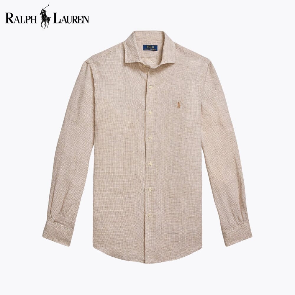 Chemise en lin homme coupe ajustée