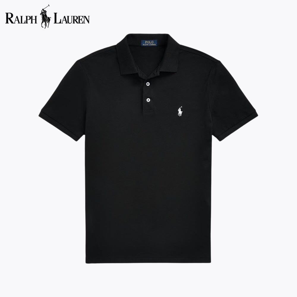 Polo en maille stretch coupe cintrée personnalisée pour homme