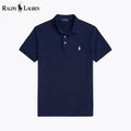 Polo en maille stretch coupe cintrée personnalisée pour homme