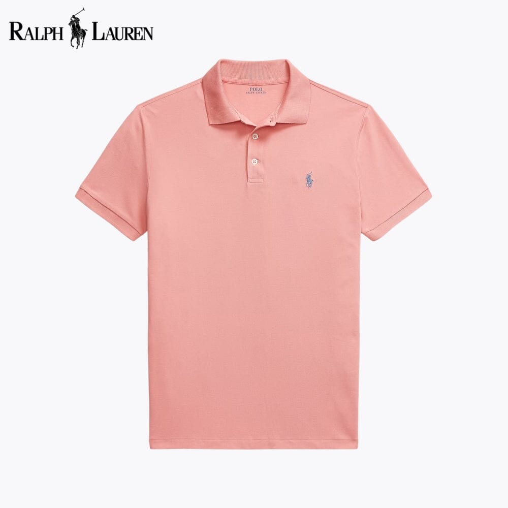 Polo en maille stretch coupe cintrée personnalisée pour homme