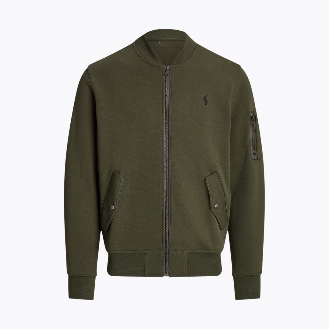 Blouson bombardier double maille pour homme