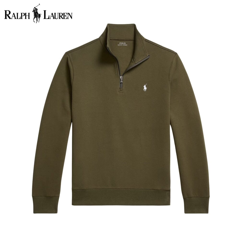 Chandail à col montant double tricot pour homme