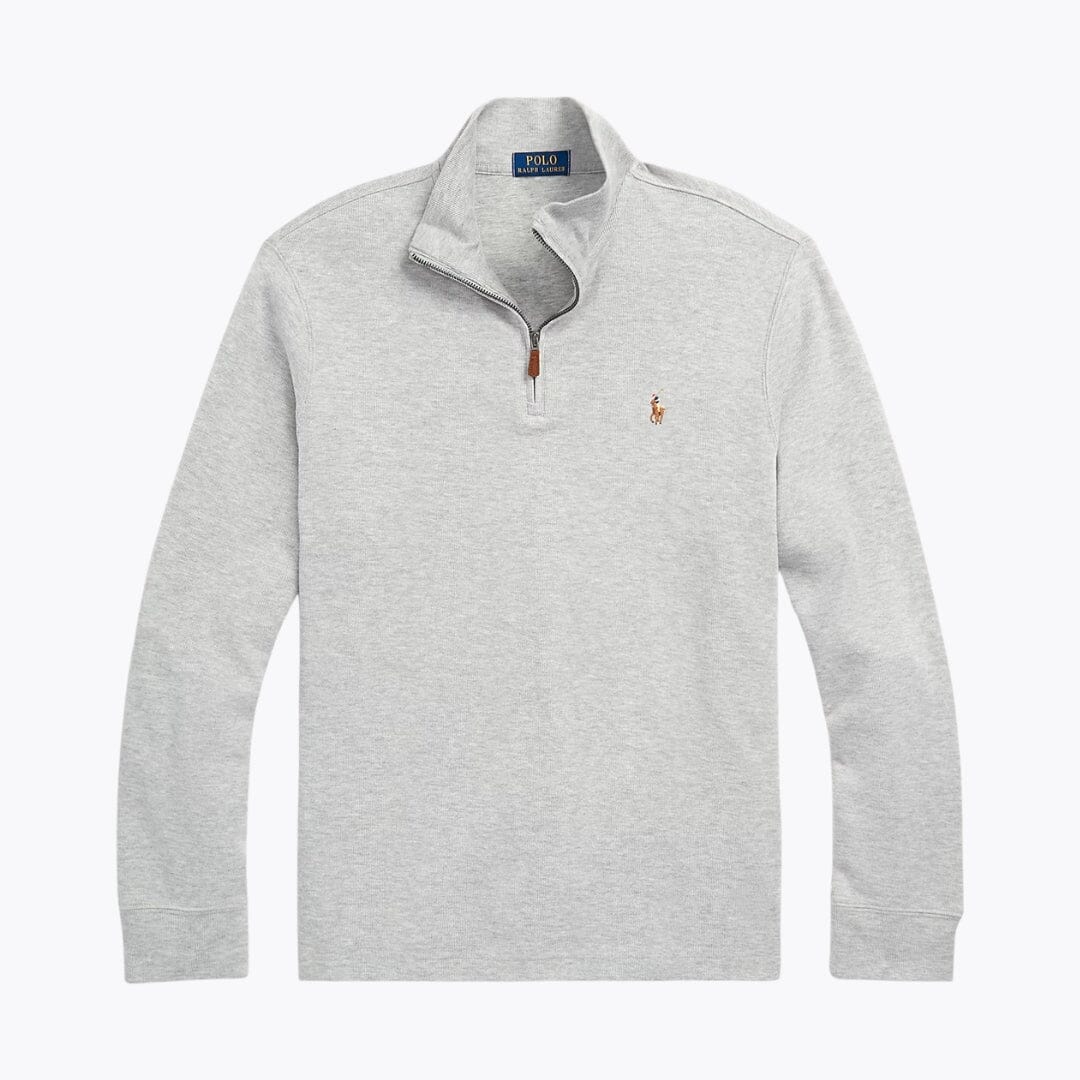 Herren-Pullover aus Estate-Rib mit Reißverschluss am Kragen